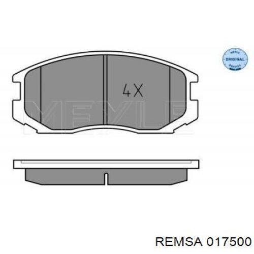 017500 Remsa Колодки передние
