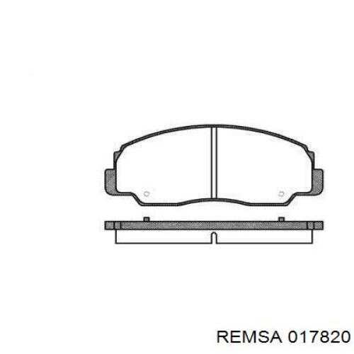 Передние тормозные колодки 017820 Remsa