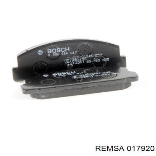 Задние дисковые колодки Remsa 017920