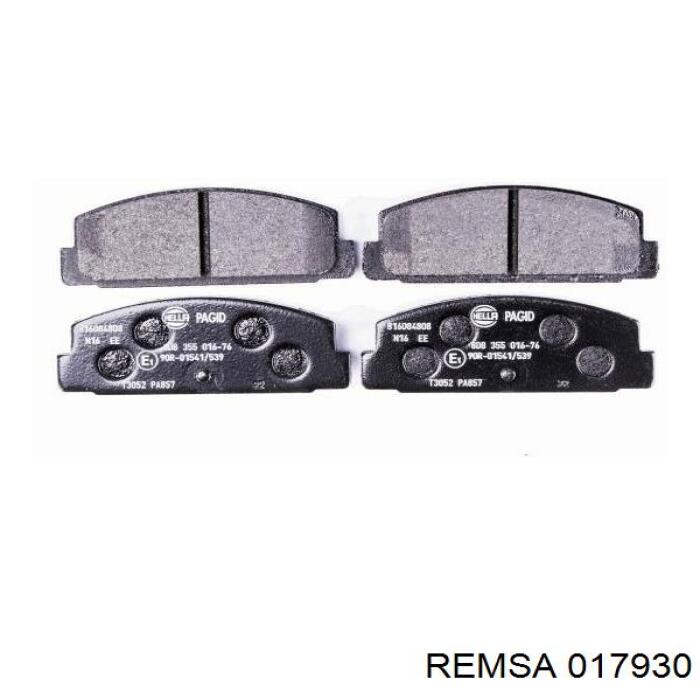 Купить 017930 Remsa Колодки тормозные задние, дисковые