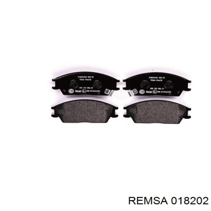 Передние тормозные колодки 018202 Remsa