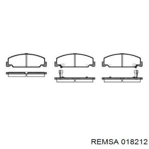 Передние тормозные колодки 018212 Remsa