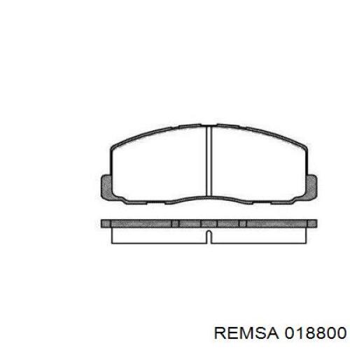 Передние тормозные колодки 018800 Remsa