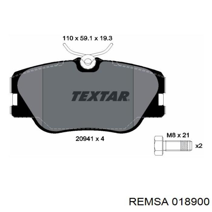 Колодки Remsa 018900 цена, от 17.62 USD