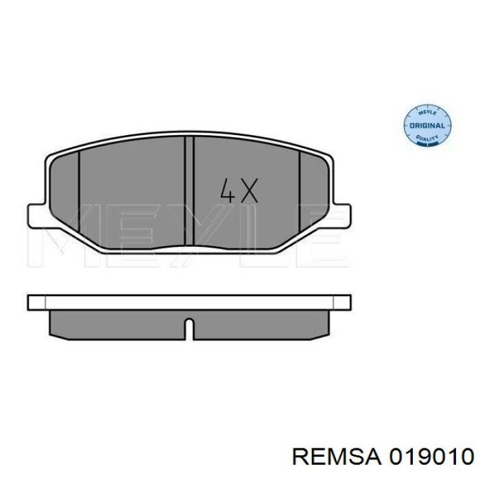 Передние тормозные колодки 019010 Remsa