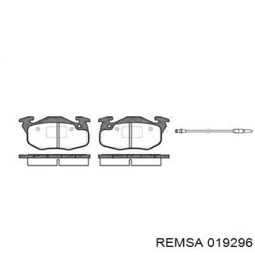 Передние тормозные колодки 019296 Remsa