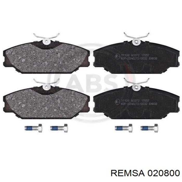 Тормозные колодки Remsa 020800