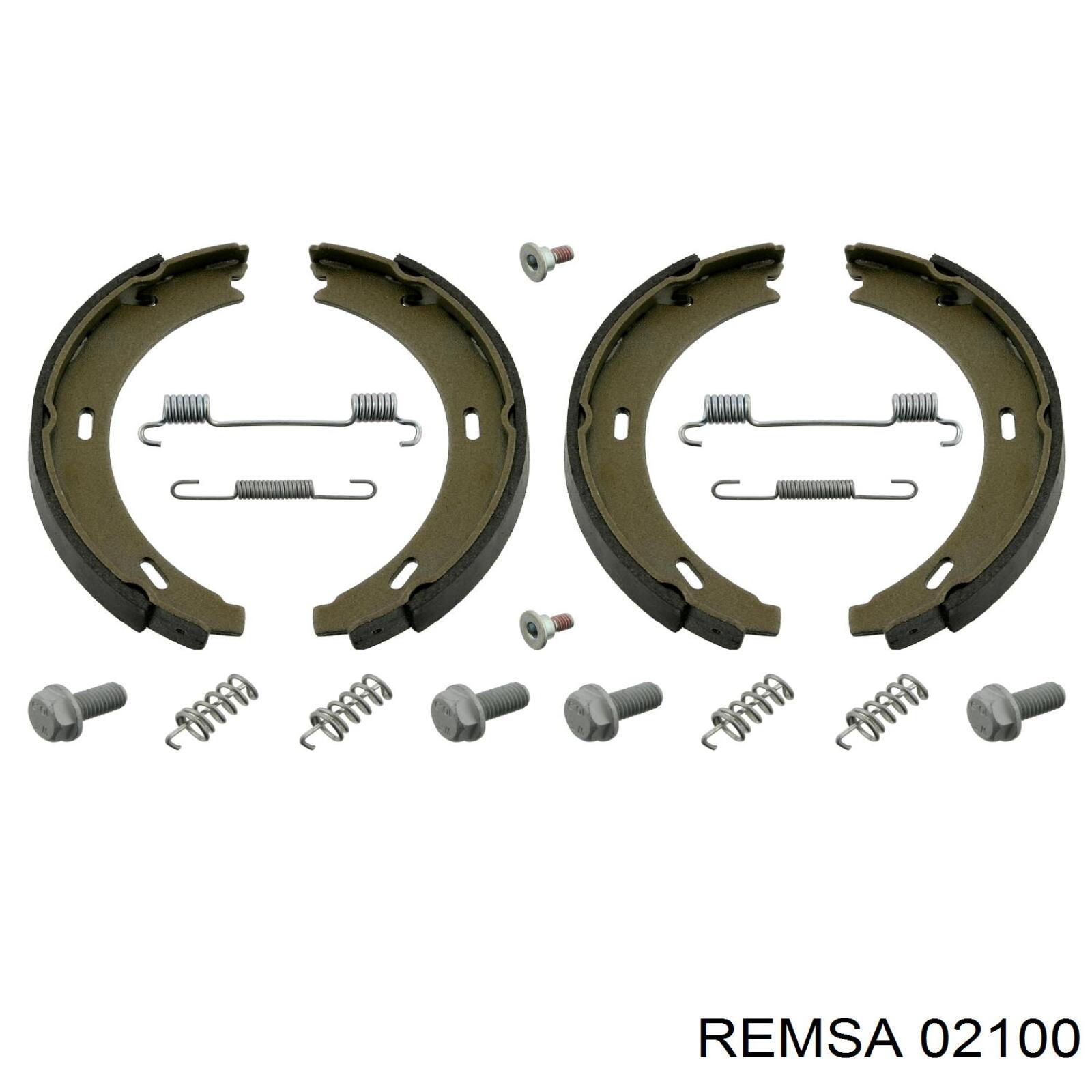 Передние тормозные колодки 02100 Remsa