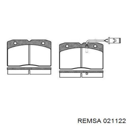 Передние тормозные колодки 021122 Remsa