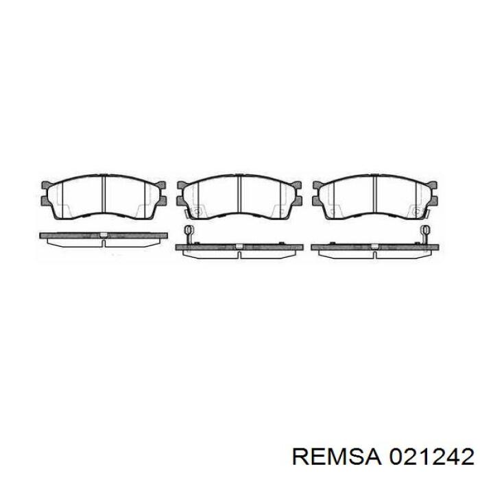 021242 Remsa Колодки передние