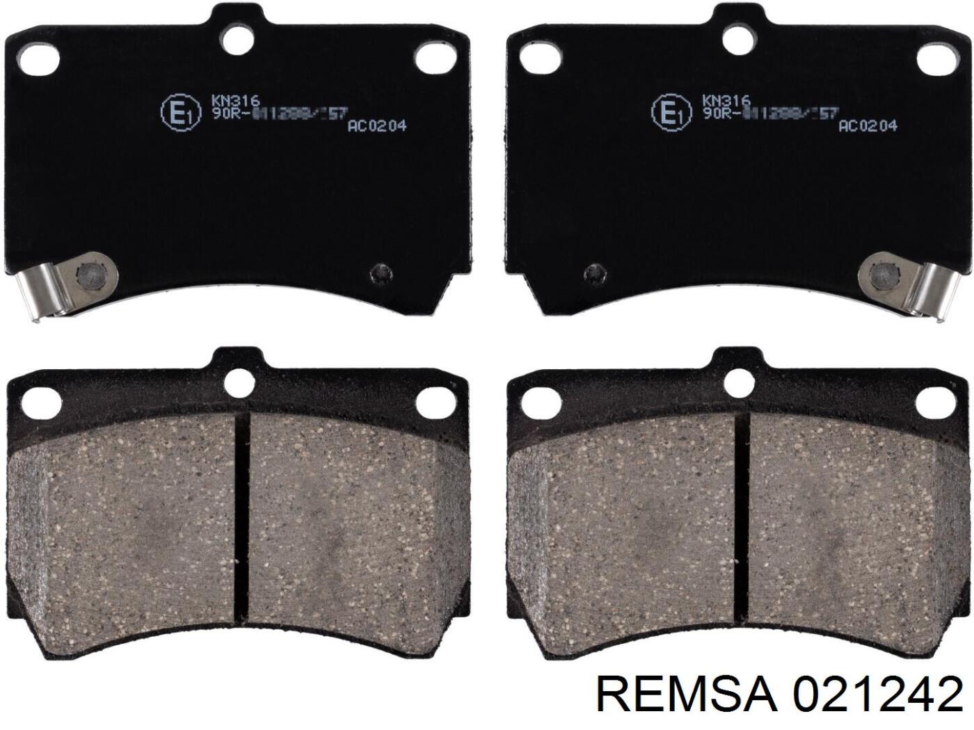 Колодки Remsa 021242 цена, от 15.89 USD