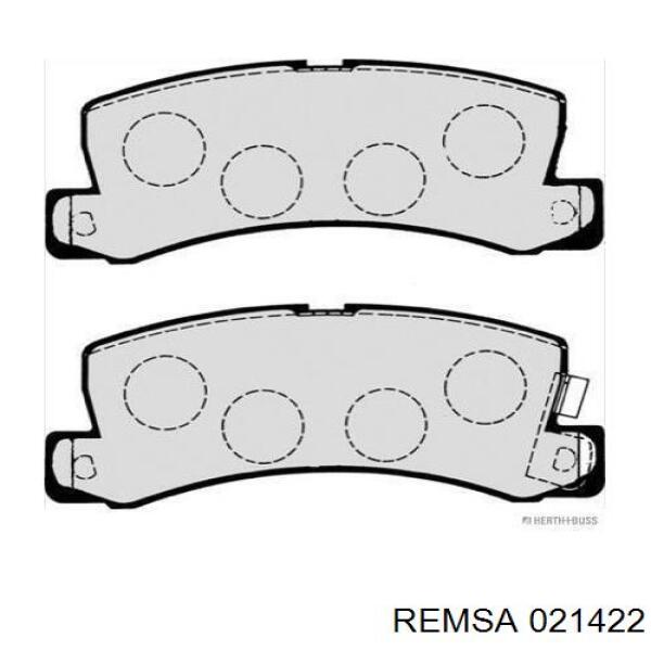 Задние дисковые колодки Remsa 021422