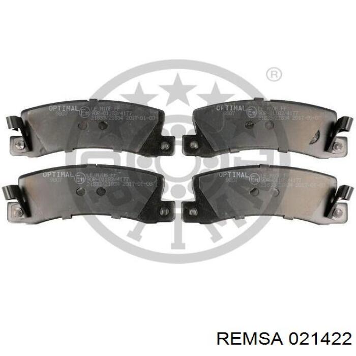 Купить 021422 Remsa Колодки тормозные задние, дисковые