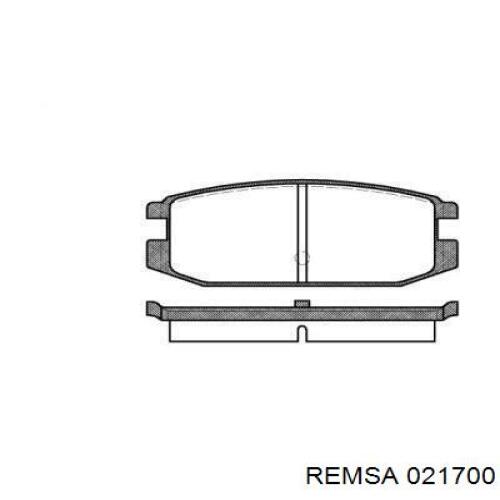 Передние тормозные колодки 021700 Remsa