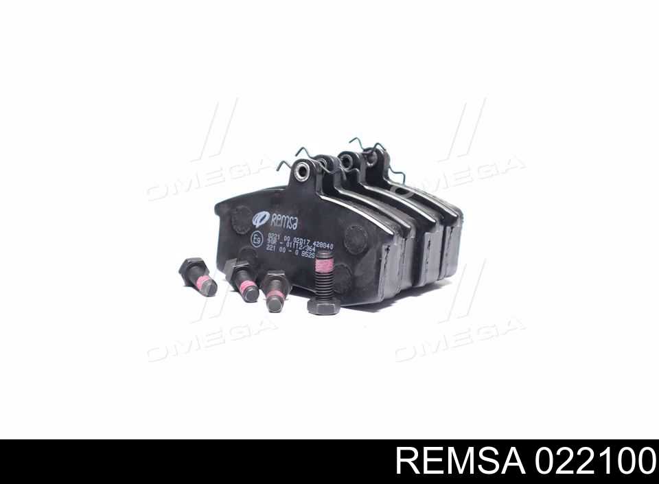 Передние тормозные колодки 022100 Remsa