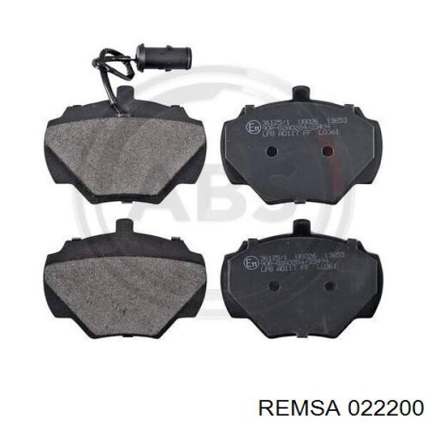 Задние дисковые колодки Remsa 022200