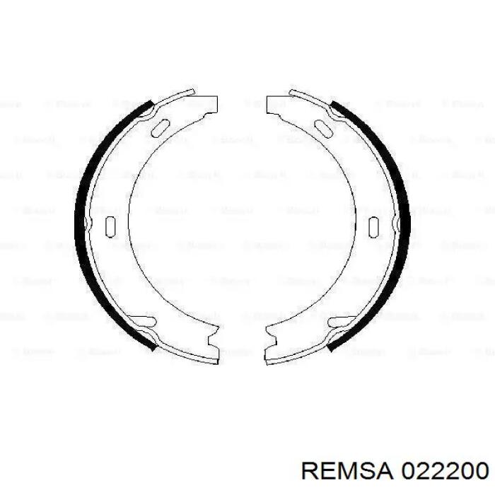 Купить 022200 Remsa Колодки тормозные задние, дисковые