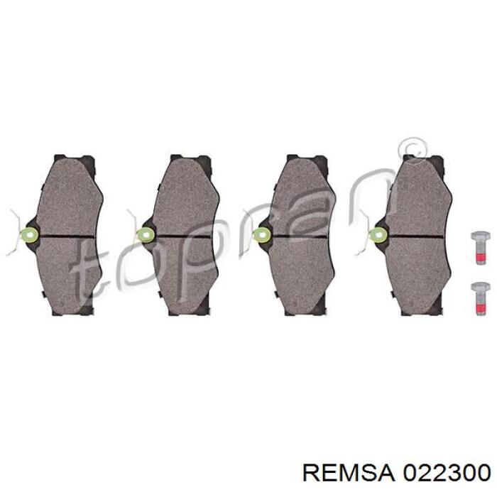 Передние тормозные колодки 022300 Remsa