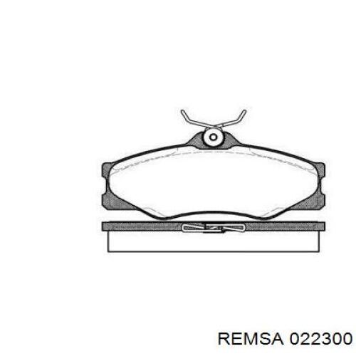 Передние тормозные колодки 022300 Remsa