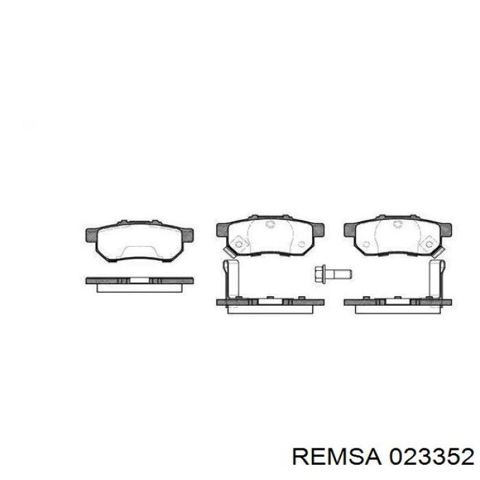 023352 Remsa Колодки тормозные дисковые комплект
