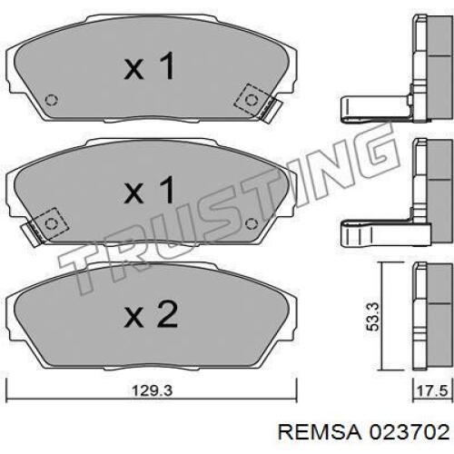 Колодки Remsa 023702 цена, от 20.57 USD