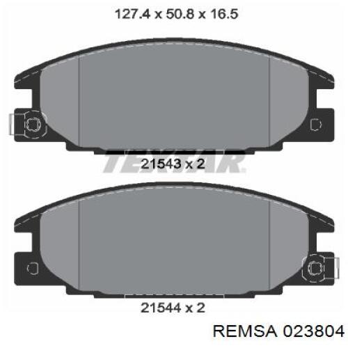Колодки Remsa 023804 цена, от 26.89 USD