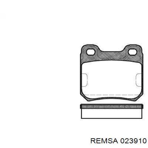 Задние тормозные колодки 023910 Remsa