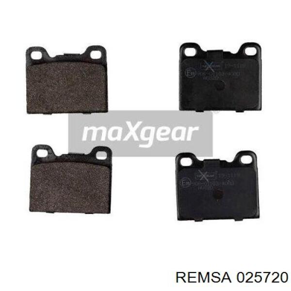 Купить 025720 Remsa Колодки тормозные задние, дисковые