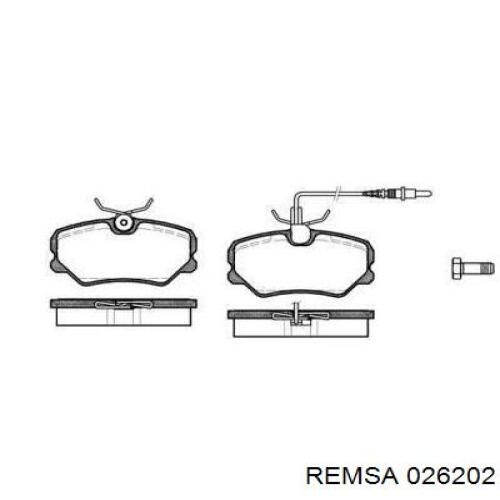 Колодки Remsa 026202 цена, от 16.38 USD