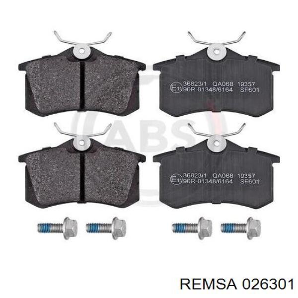 Колодки дисковые  Remsa 026301 цена, от 21.34 USD