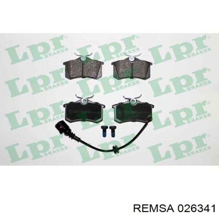 Купить 026341 Remsa Колодки тормозные задние, дисковые