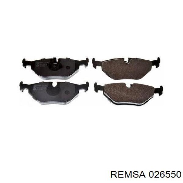 Купить 026550 Remsa Колодки тормозные задние, дисковые