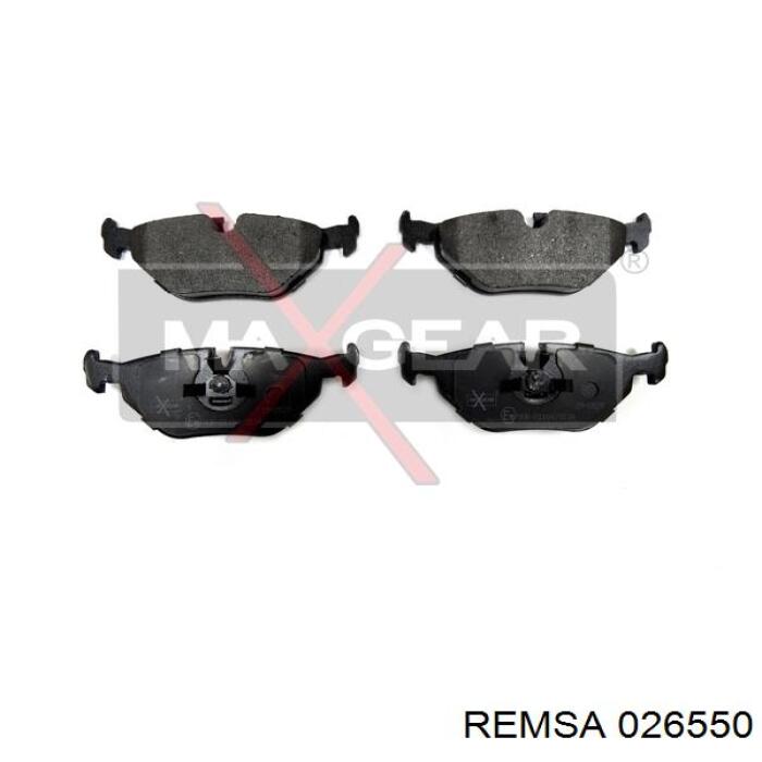Задние тормозные колодки 026550 Remsa