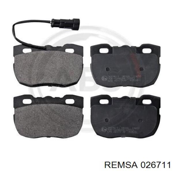 Тормозные колодки Remsa 026711
