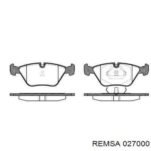 Купить 027000 Remsa Колодки тормозные