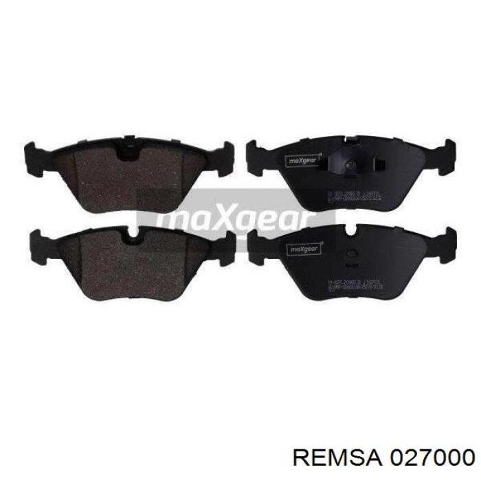 Купить 027000 Remsa Колодки тормозные