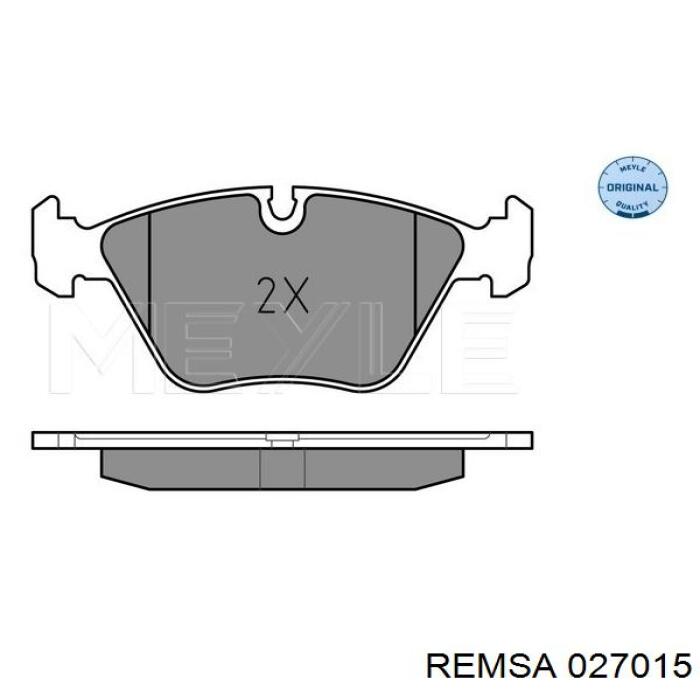 Тормозные колодки Remsa 027015