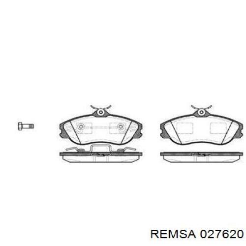 Передние тормозные колодки 027620 Remsa