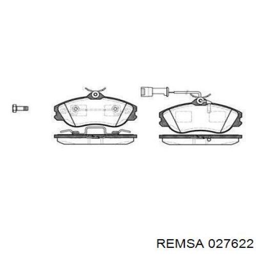 Тормозные колодки Remsa 027622