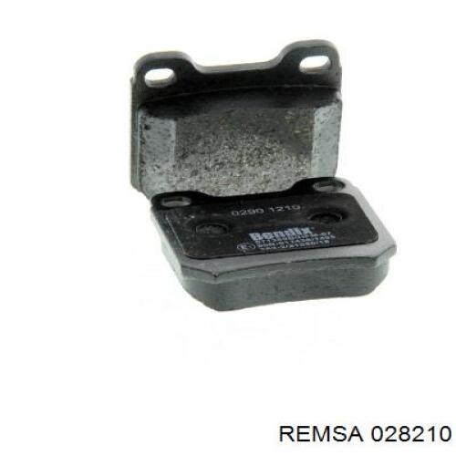Задние дисковые колодки Remsa 028210
