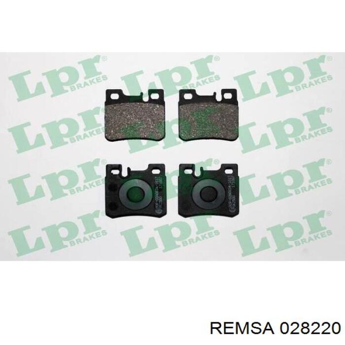 Задние дисковые колодки Remsa 028220