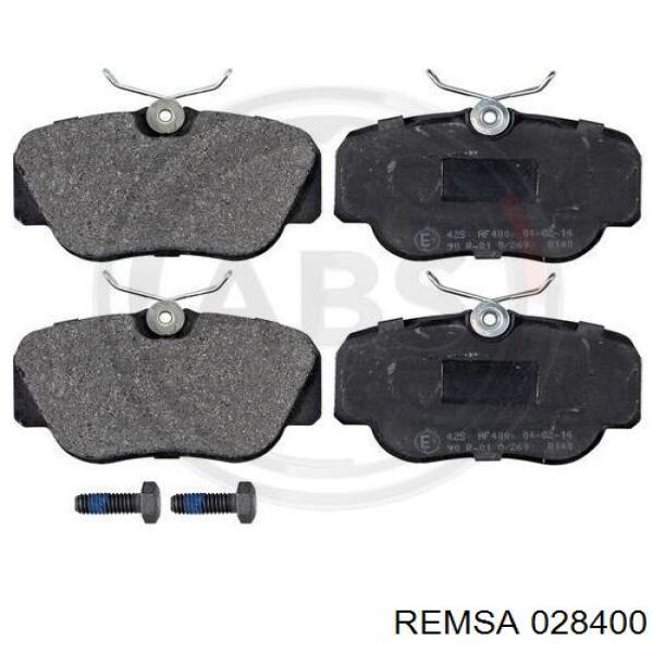 Тормозные колодки Remsa 028400