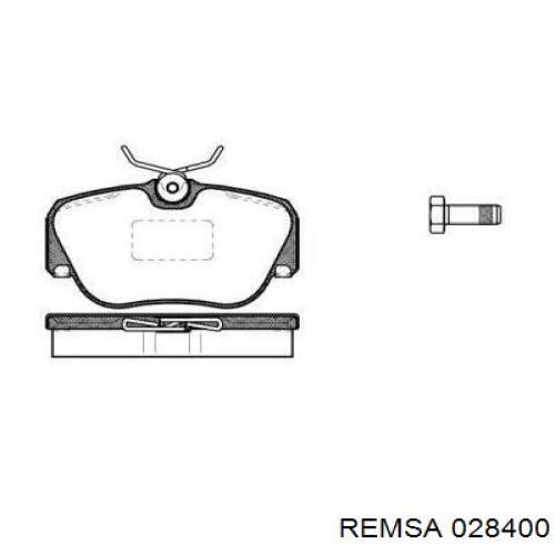 028400 Remsa Колодки передние