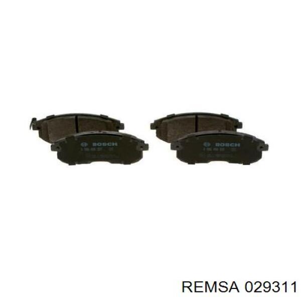 Тормозные колодки Remsa 029311