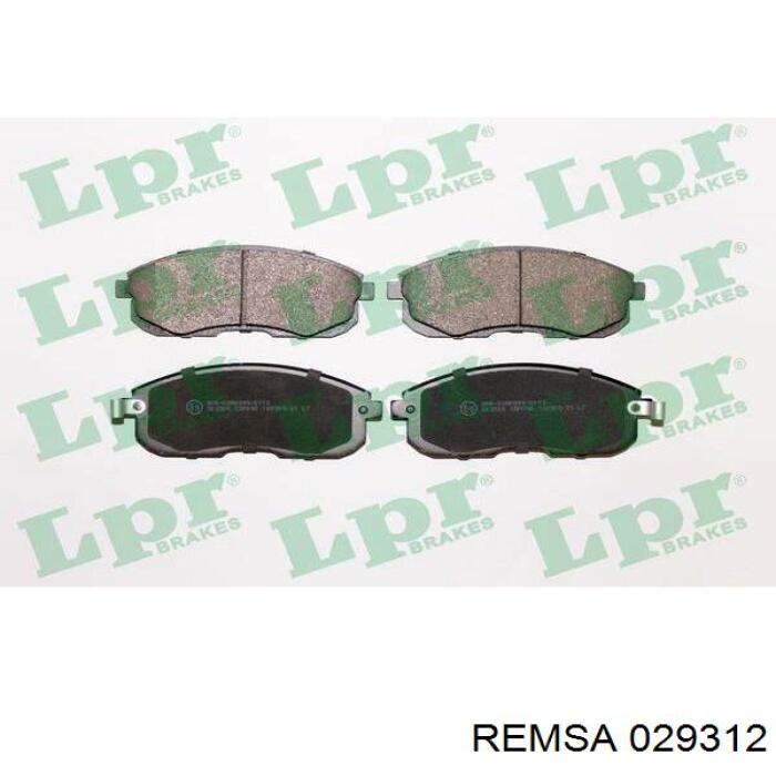 Тормозные колодки Remsa 029312
