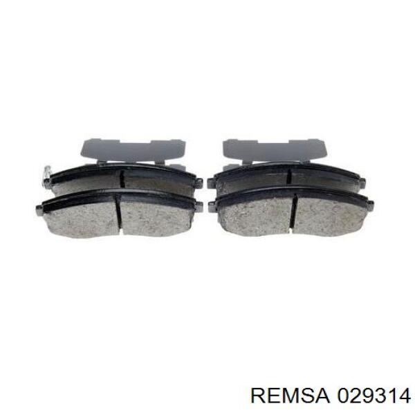 Передние тормозные колодки 029314 Remsa