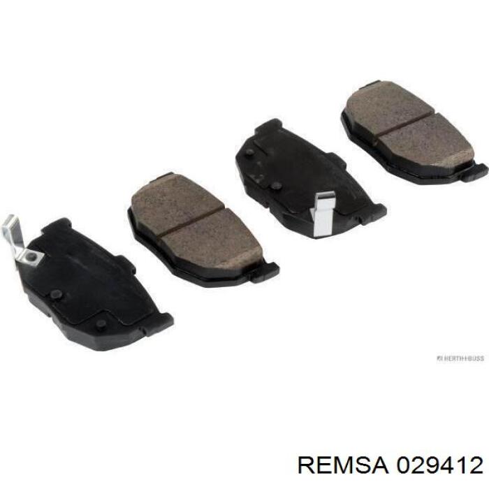 029412 Remsa Колодки тормозные дисковые комплект