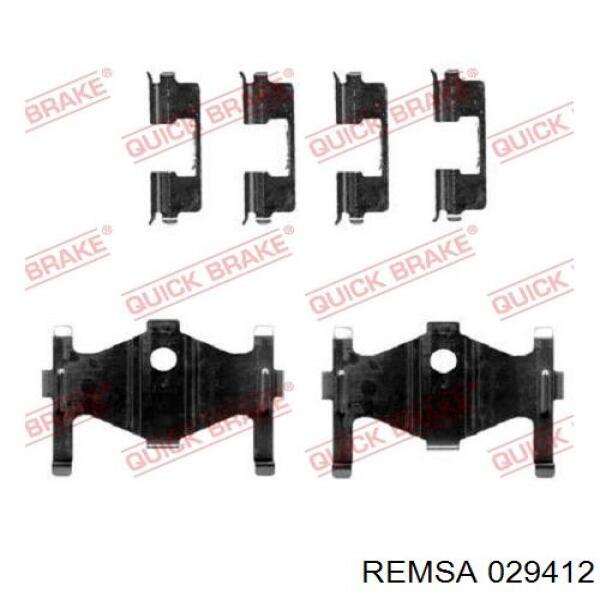 Колодки дисковые  Remsa 029412 цена, от 13.95 USD