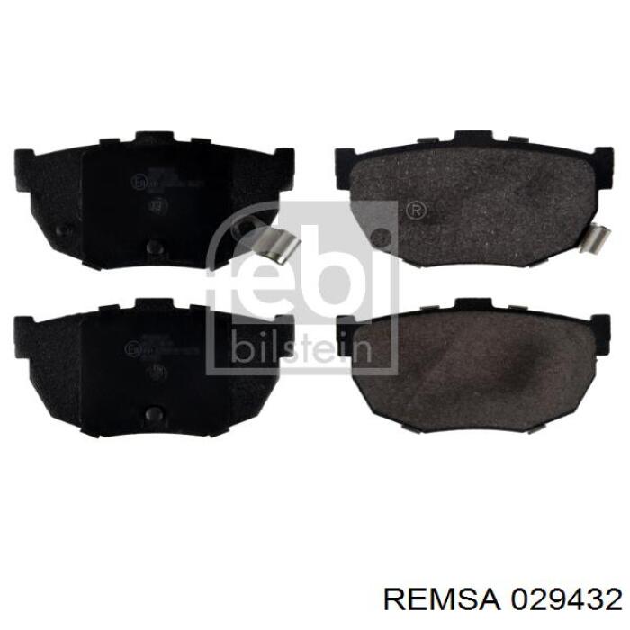 Купить 029432 Remsa Колодки тормозные задние, дисковые