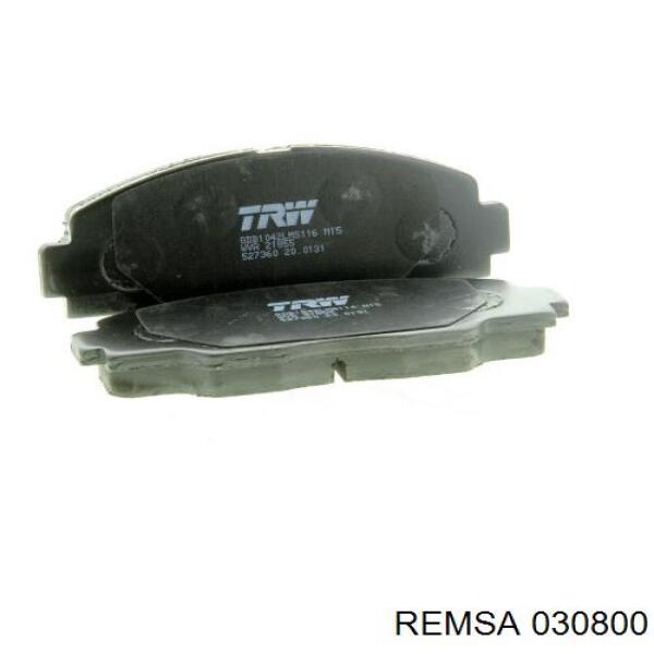 Передние тормозные колодки 030800 Remsa